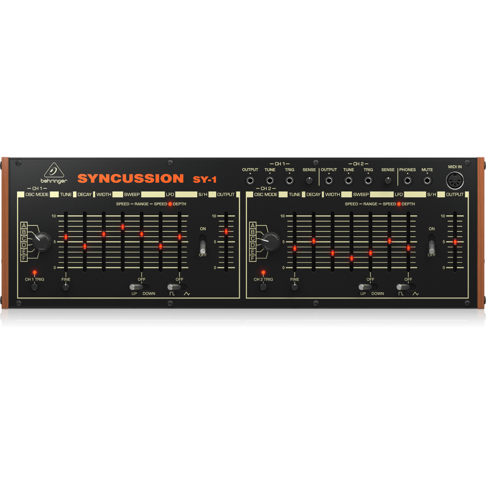 BEHRINGER SYNCUSSION SY-1 Analog Synthesizer Davul Makinesi Fiyatı